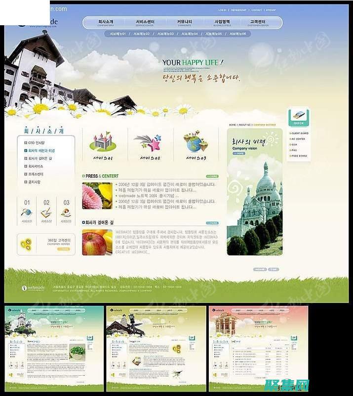 網頁模版的制作步驟