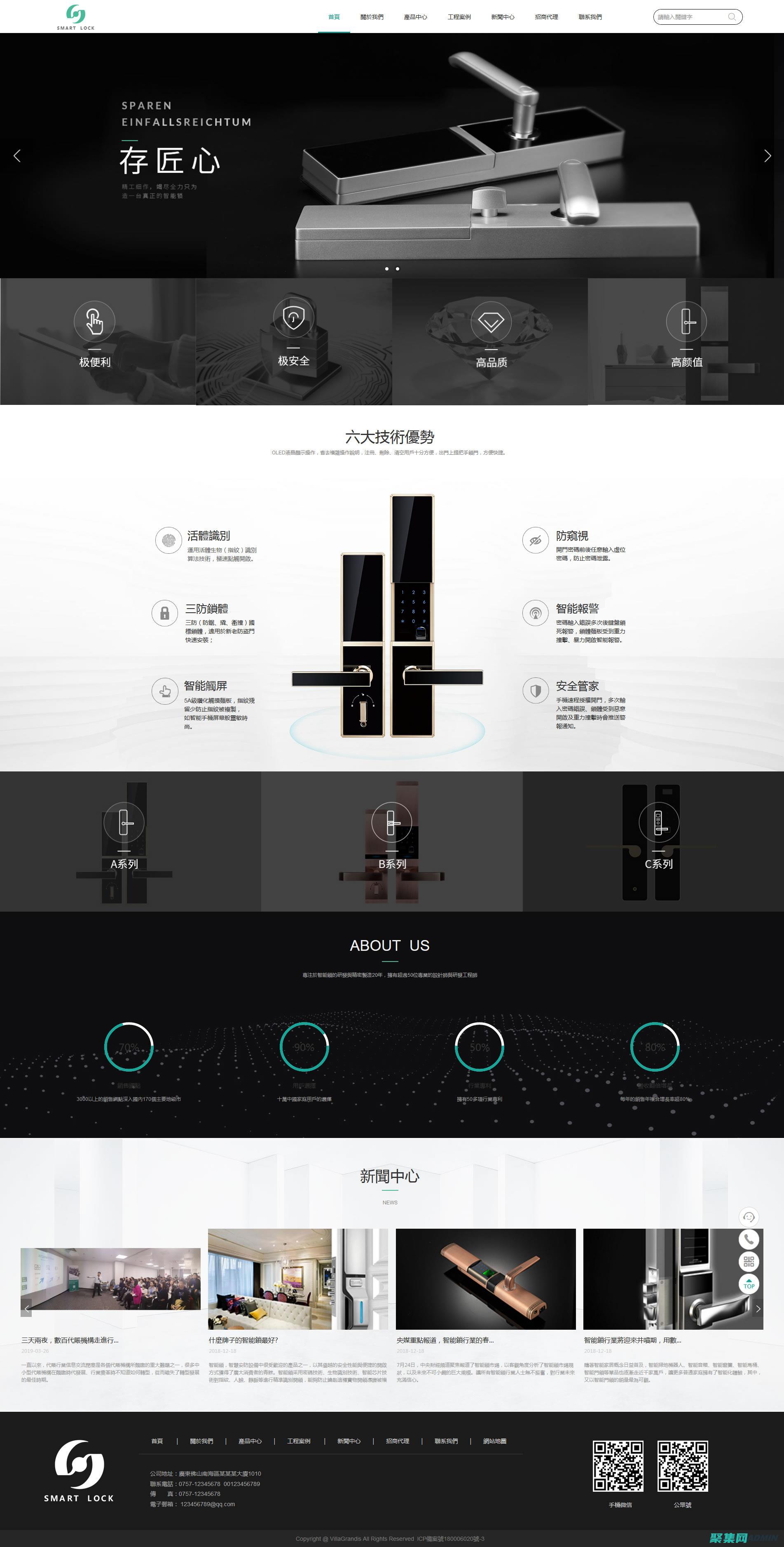 探索龐大且精心策劃的網站模版庫