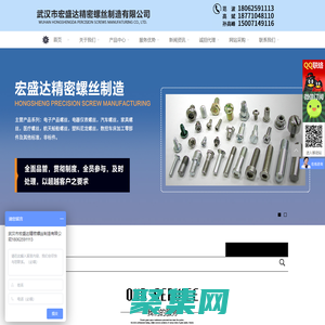 武漢塑料螺釘/電子螺絲/不銹鋼螺釘-武漢宏盛達精密螺絲制造公司