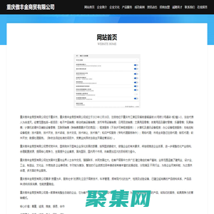 重慶傲豐金商貿有限公司