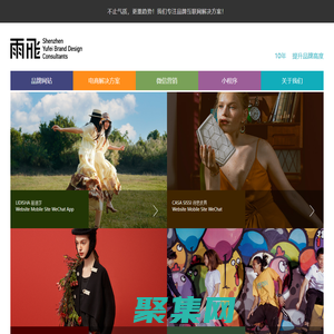雨飛品牌網站策劃_高端品牌網站設計_服裝網站建設_品牌網站建設_深圳市雨飛設計有限公司
