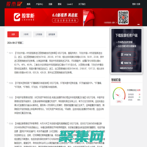 股掌柜快訊_今日股市行情最新消息 - 股市網