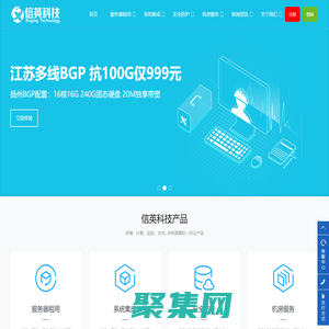 「信英科技」服務器租用托管-高防BGP服務器_DDoS高防IP
