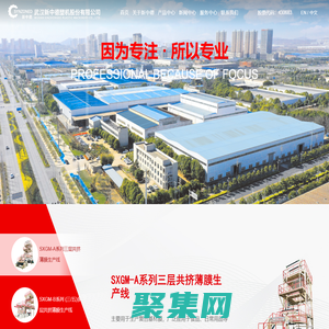 武漢新中德塑機股份有限公司 一家集研發、設計、生產和銷售于一體的知名的薄膜裝備供應商