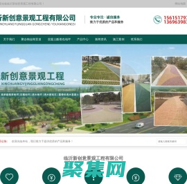 臨沂新創意景觀工程有限公司-高承載植草地坪,露骨料透水混凝土,透水混凝土,彩色防滑路面,彩色壓模地坪